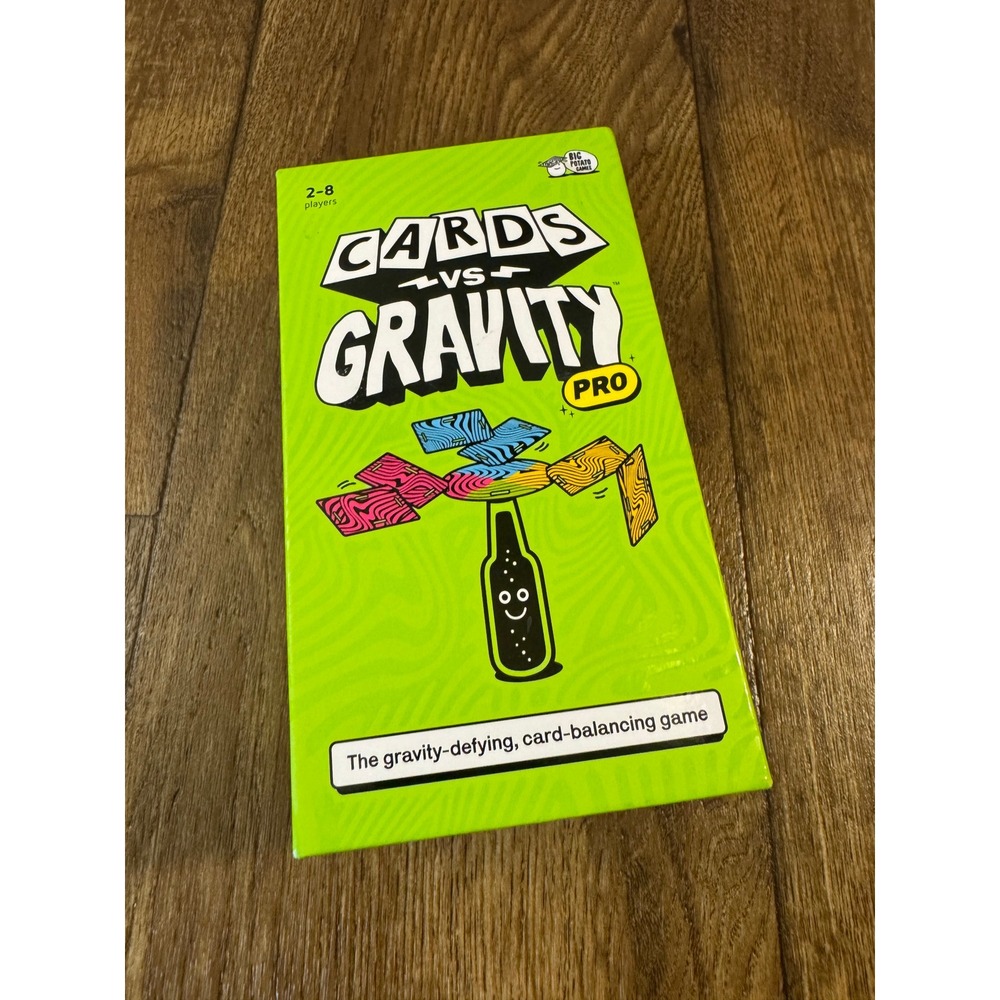 Cards Vs Gravity Pro Game Gravity-Defying Card Balancing Fun 2-8 Players Family